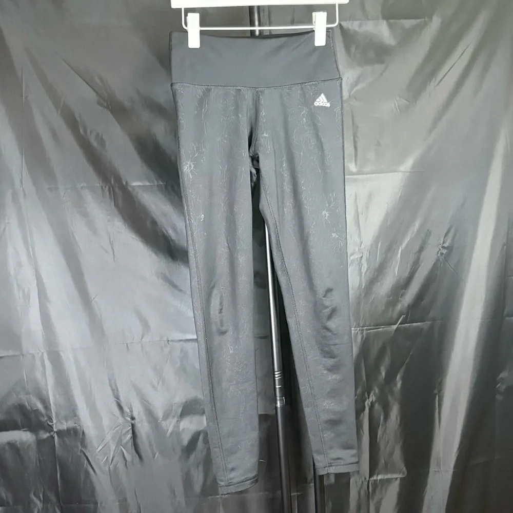 Adidas Women's Dark Gray Leggings Sz S - Picture 4 of 13